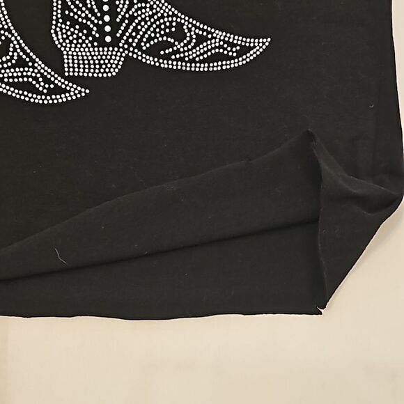 US trim cropped western t-shirt  size medium - Picture 5 of 5